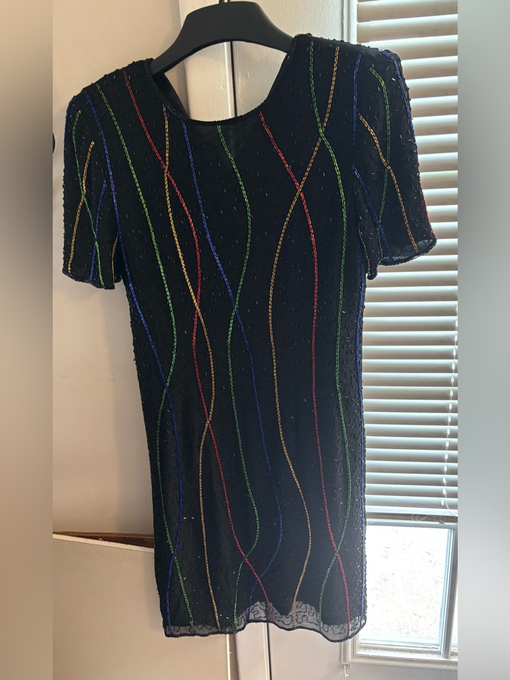 Styleworks, Size 10 Beaded Black Dress